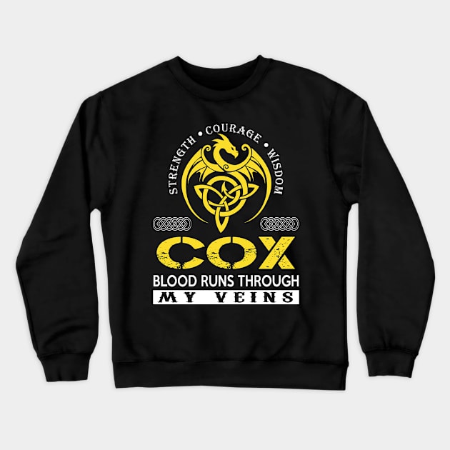 COX Crewneck Sweatshirt by isaiaserwin